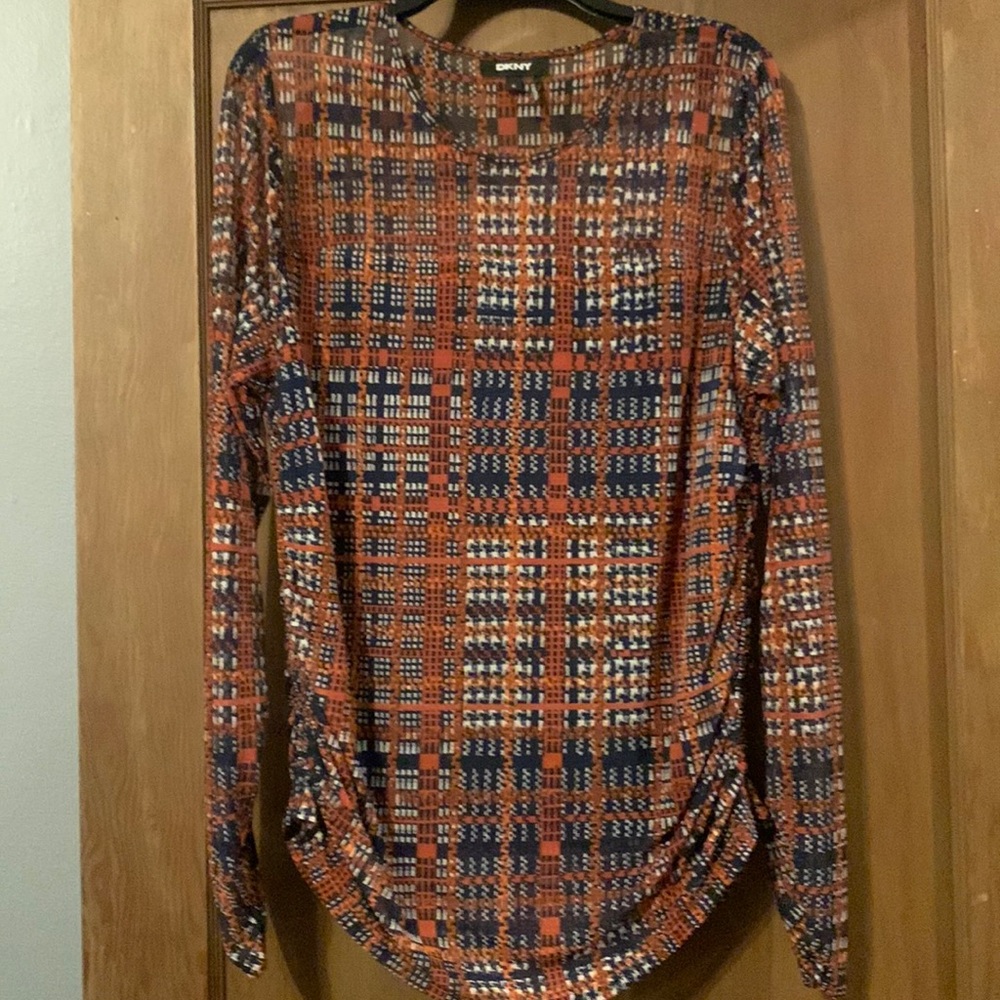 DKNY sheer top XL